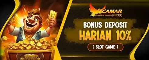 Bonus Deposit Harian 10% Spesial VIP promotion banner